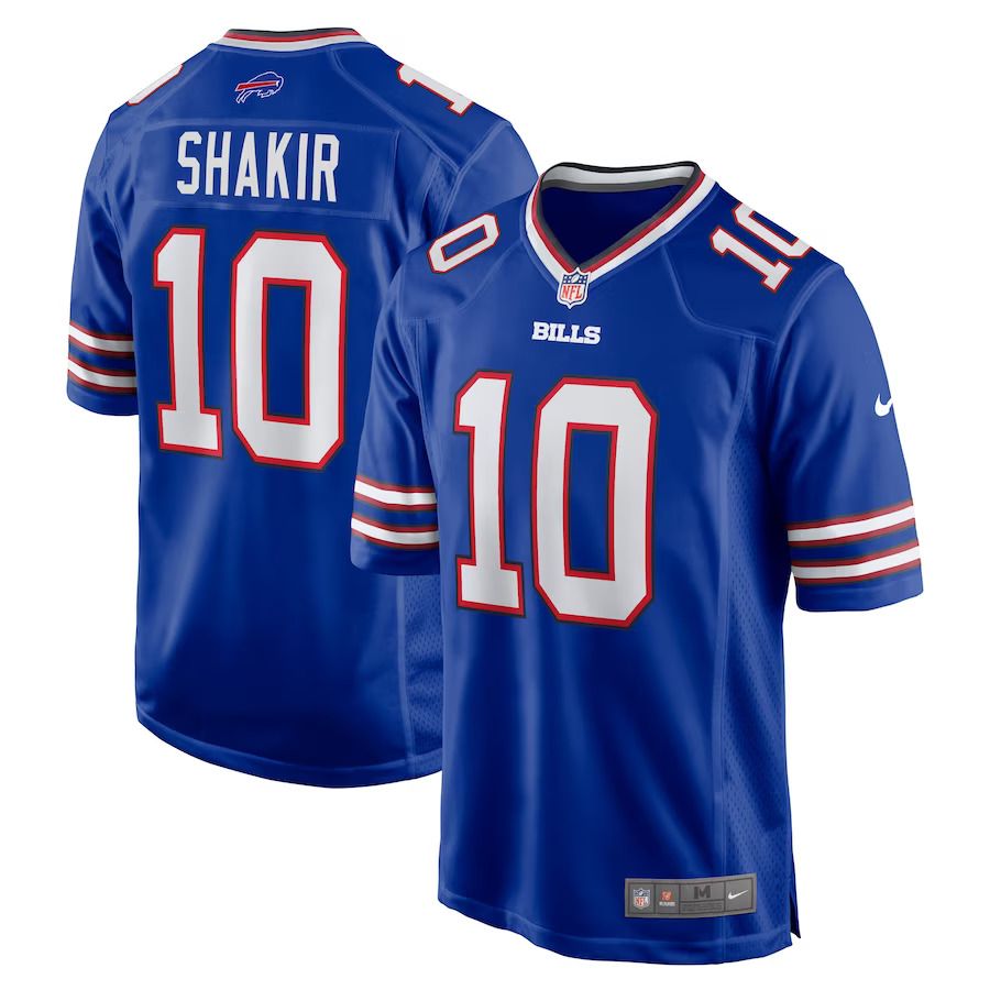 Men Buffalo Bills #10 Khalil Shakir Nike Royal Game NFL Jersey